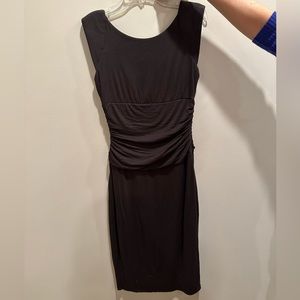 B44 black cotton dress